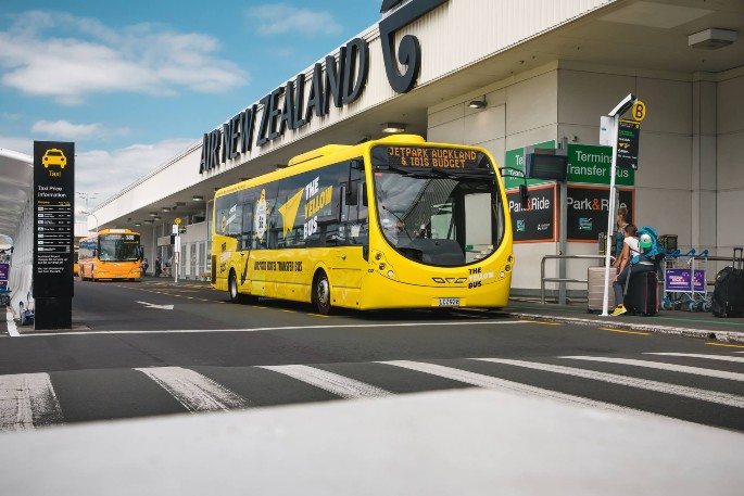 Domestic bus with updated JetPark screen. Photo supplied.