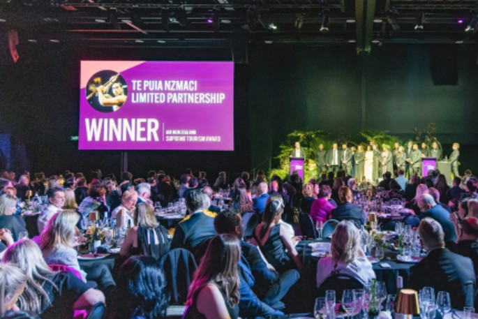New Zealand Tourism Awards Air New Zealand Supreme Winner - Te Puia NZMACI Limited Partnership. Photo supplied.